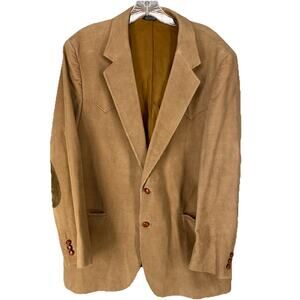 🤎 Brad Whitney Western Corduroy Blazer 44L w/ Elbow Patches 🤎